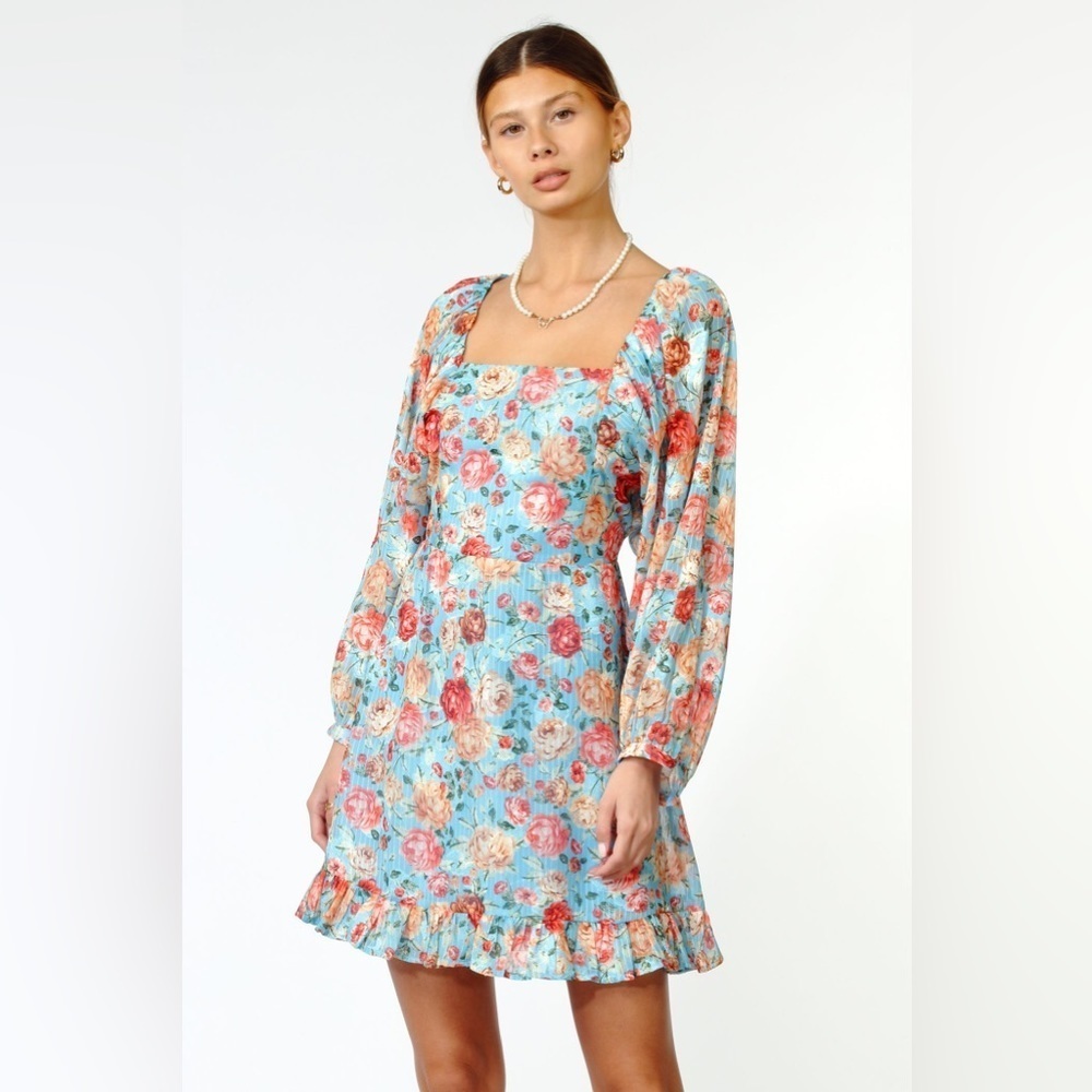 Adelyn Rae Vero Poet Slv Dress